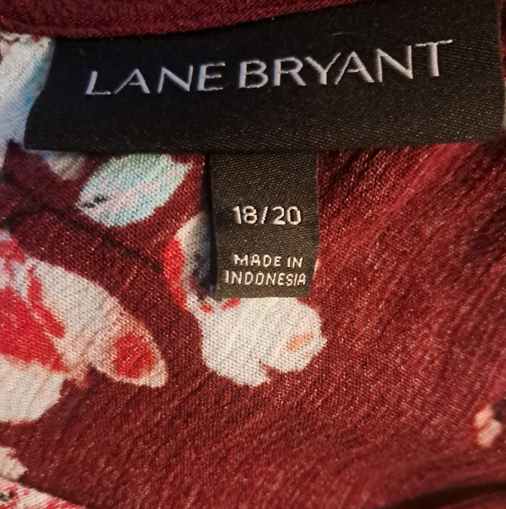 Lane Bryant Floral Blouse - Picture 6 of 6